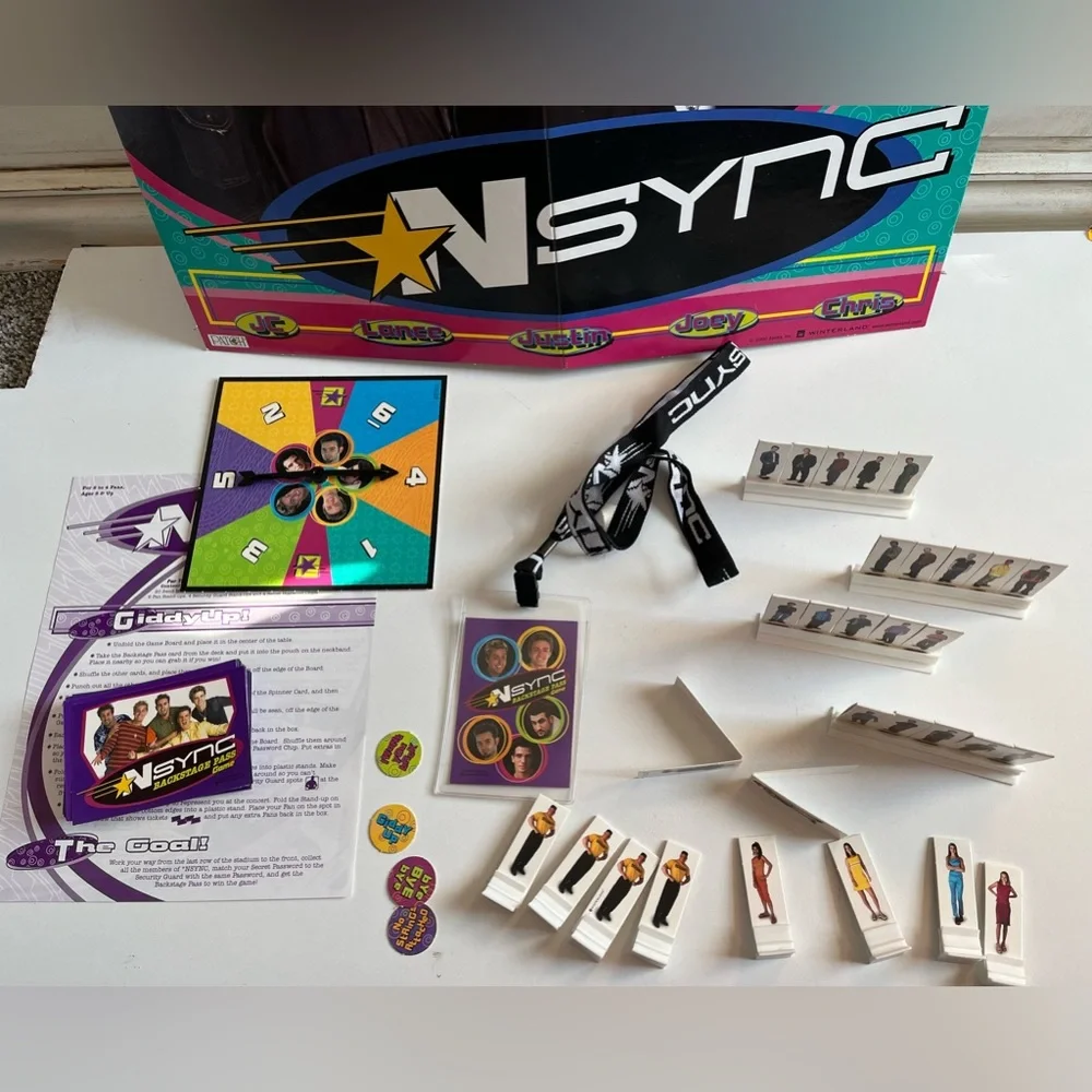 NSYNC backstage pass